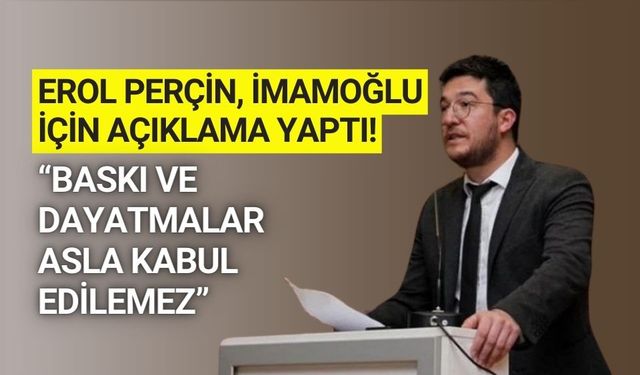 TMMOB Bolu İl Koordinasyon Kurulu Sekreteri Perçin, İmamoğlu’nun gözaltına alınmasına tepki gösterdi