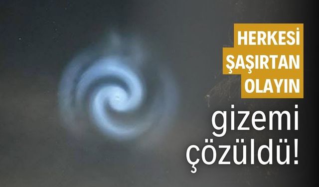 Gökyüzündeki mavi spiralin gizemi çözüldü