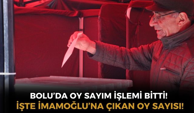 Bolu’da CHP’nin Cumhurbaşkanlığı adaylığı ön seçiminde oy sayısı belli oldu