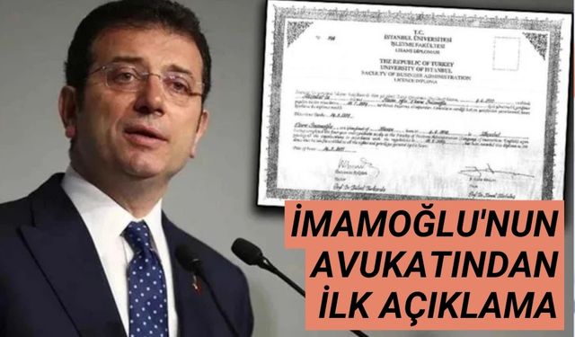 İmamoğlu'nun avukatından ilk açıklama