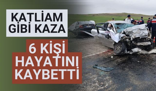 Katliam gibi kaza 6 kişi hayatını kaybetti