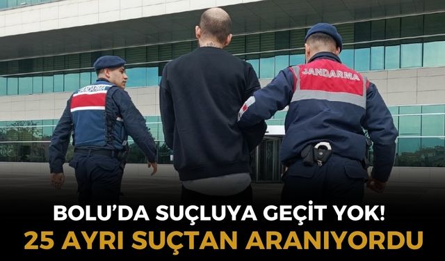 25 suçtan aranıyordu, jandarmadan kaçamadı