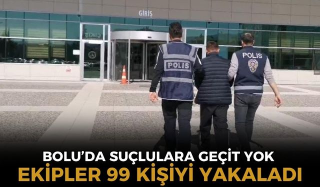 Bolu'da son 1 haftada 194 asayiş olayı gerçekleşti