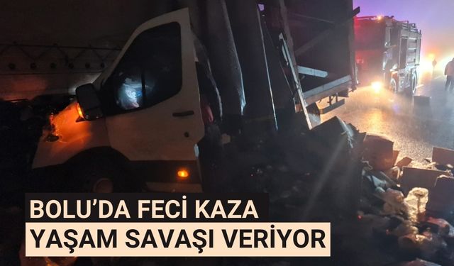 Bolu’da zincirleme trafik kazası: 1 ağır yaralı