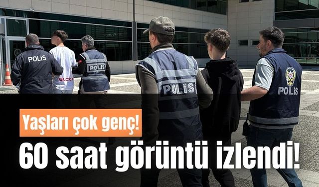 Hırsızları yakalamak için 60 saat görüntü izlendi