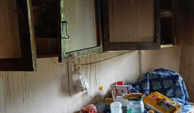 Açık unutulan tüp yangına neden oldu