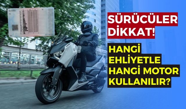 Motor Ehliyeti Sınıfları Yenilendi: Hangi Ehliyetle Hangi Motosiklet Kullanılabilir?