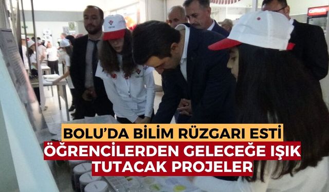 Bilim Fuarı’nda öğrencilerin hazırladığı projeler ilgi gördü