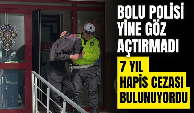 Hırsızlık suçundan 7 yıl hapis cezası bulunan şahıs yakalandı