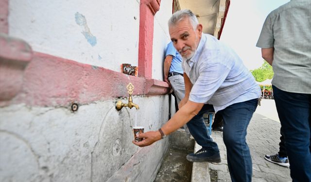 Atatürk'ün Düzce'ye gelişinin 91. yıl dönümünde köy çeşmesinden ayran akıtıldı
