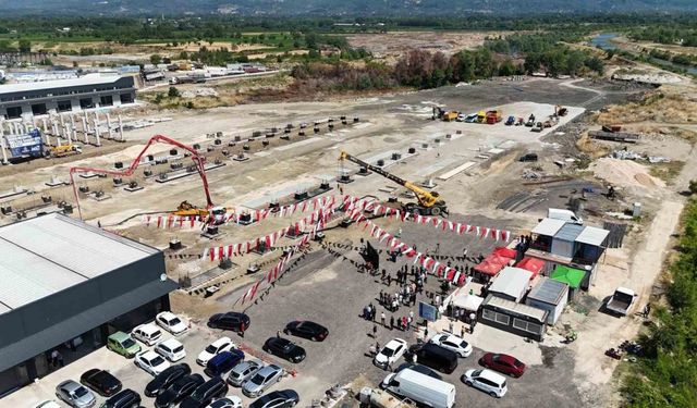 Düzce’de sanayi sitesinin 2 etabı için temeller atıldı