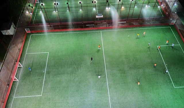 Futbol keyfine "serin" mola