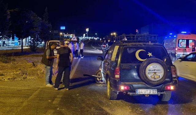Karabük'te iki aracın çarpıştığı kazada 2 kişi yaralandı