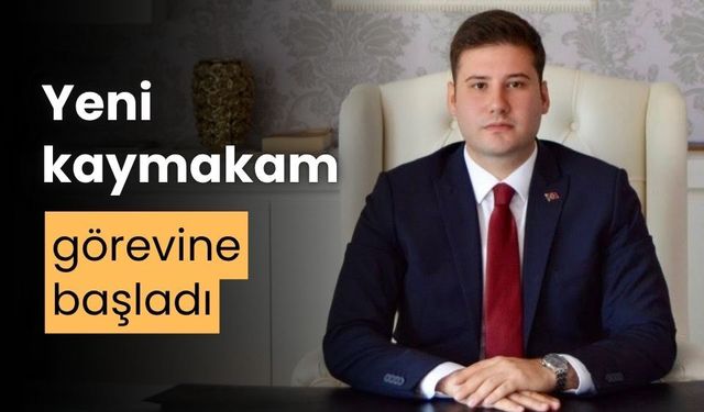 Bolu’nun Kıbrıscık ilçesinde, yeni kaymakam görevine başladı