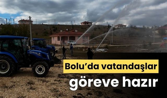 Mudurnu’da köylülere hibe destekli su tankeri kredisi verildi