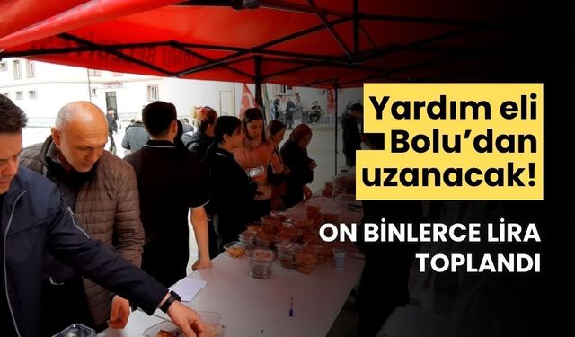 Mudurnu İmam Hatip Lisesi öğrencilerinden Gazze’ye anlamlı destek: 70 bin lira toplandı