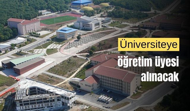 BAİBÜ’ye, farklı bölümlerde 16 öğretim üyesi alınacak
