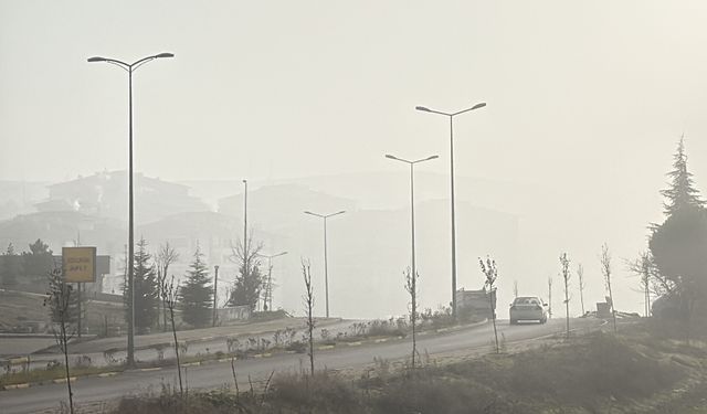 Karabük'te sis etkili oldu