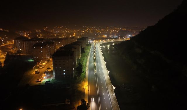 Karabük'te Zonguldak ve Yenice caddeleri yenilendi