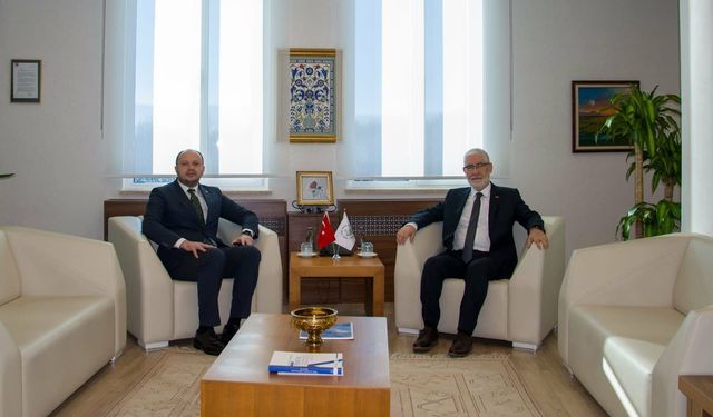 Üniversite–şehir bağları güçleniyor Milletvekili Akgül’den yeni rektör Yiğit’e ziyaret