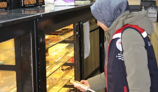Bolu’da yılbaşı öncesinde gıda denetimi yapıldı