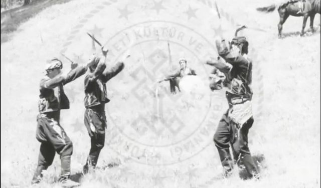 Bolu’nun Köroğlu Oyunu’nun, arşiv görüntüsü yayımlandı