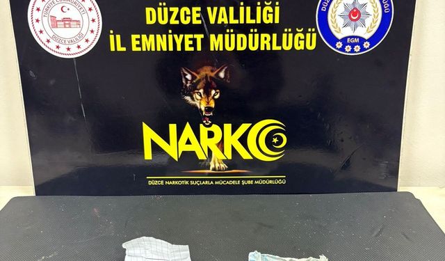 Düzce'de uyuşturucu operasyonu