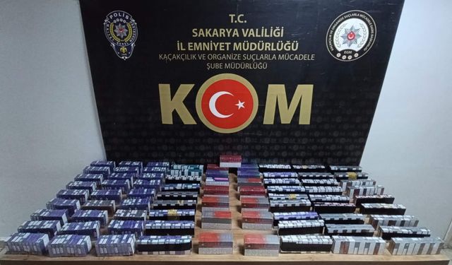Sakarya'da 16 bin kaçak elektronik sigara ele geçirildi