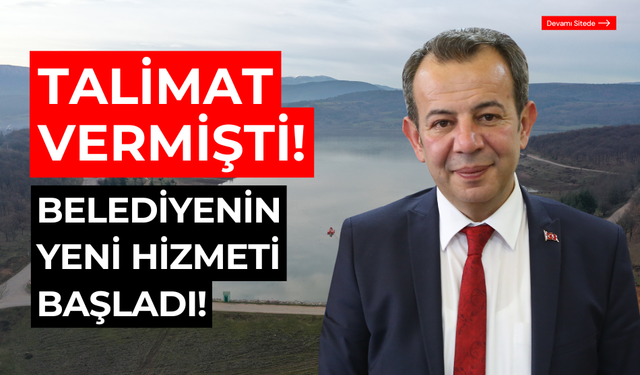 Tanju Özcan talimat vermişti, yeni hizmet devreye girdi!