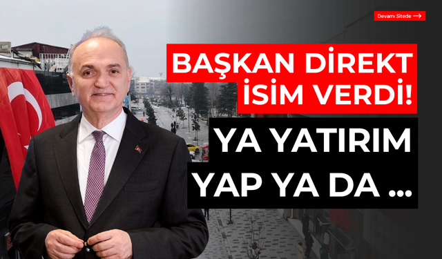 Düzce Belediye Başkanı Özlü, fabrika ismi vererek, yatırım istedi