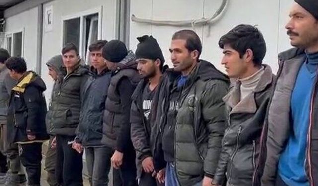 Balık istifi göçmen kaçakçılığı engellendi!