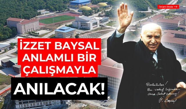 İBUMED’den İzzet Baysal anısına anlamlı çalışma