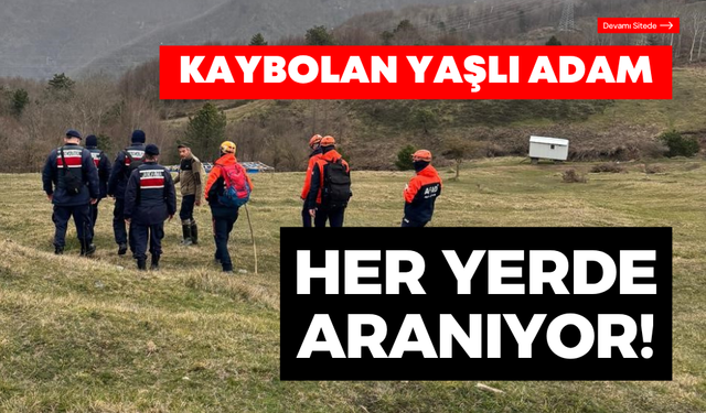 Bolu sınırında kaybolan yaşlı adam her yerde aranıyor!