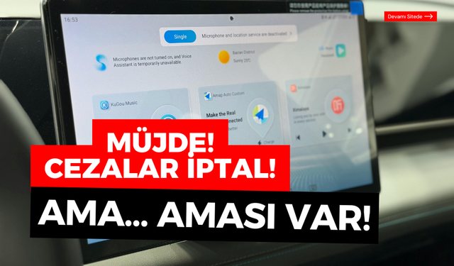 Araçlara kesilen dijital ekran cezaları iptal edildi! Süreç 1 Nisan’da başlıyor