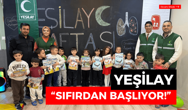 Bolu Yeşilay Şubesi, "Sıfırdan başlıyoruz" projesini hayata geçirdi