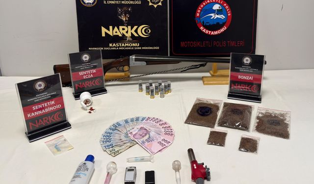 Kastamonu iki ayrı uyuşturucu operasyonunda 6 şüpheli gözaltına alındı