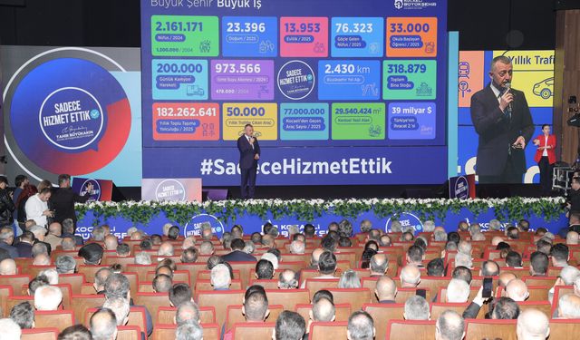 Kocaeli Büyükşehir Belediye Başkanı Büyükakın, iki yılda yapılan hizmetleri anlattı: