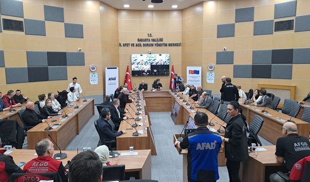 Sakarya'da 'Yeşil Afet Sistemleri' projesi kapsamında ilk eğitimler yapıldı