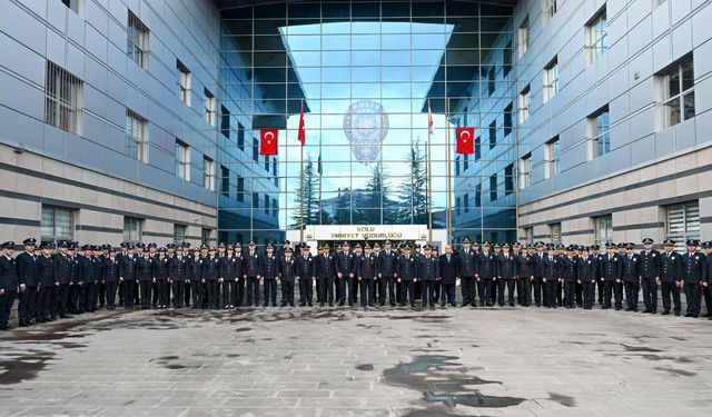 Polis teşkilatı 181 yaşında! Bolu'da tören düzenlendi