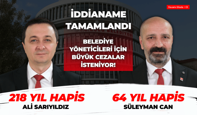 Süleyman Can ve Ali Sarıyıldız için onlarca yıl hapis cezası isteniyor!