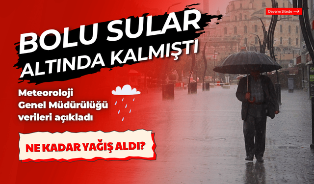 Bolu'ya ne kadar yağmur yağmıştı