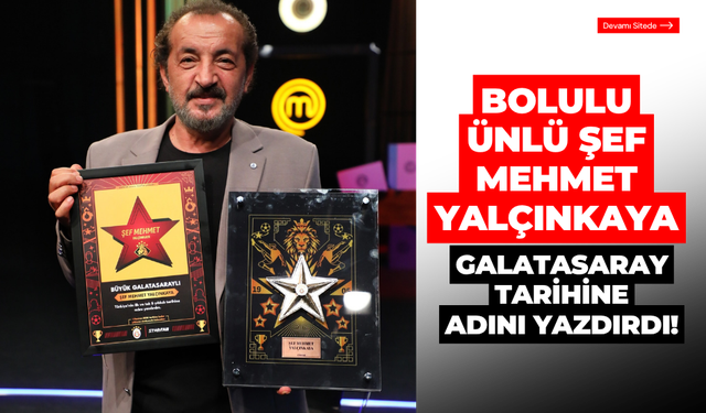 Şef Mehmet Yalçınkaya’dan Galatasaray’a destek