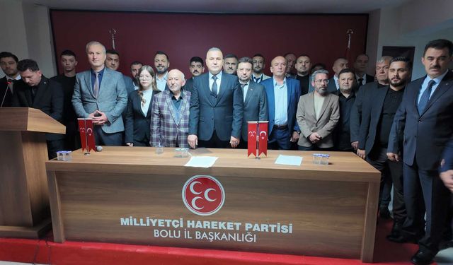 MHP Bolu İl Başkanlığında görev dağılımı yapıldı