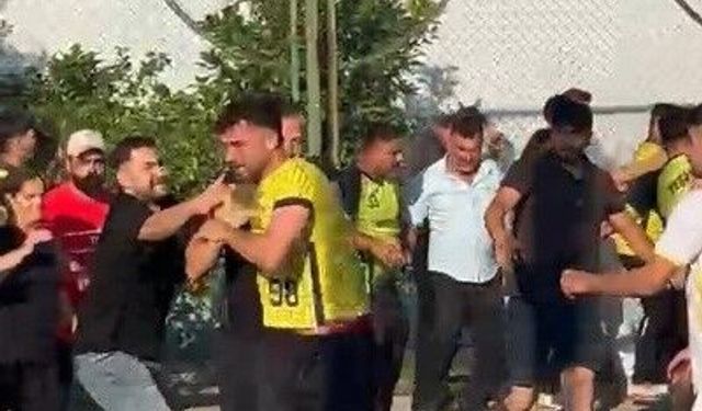 Köyler arası futbol turnuvasında maç sonu kavgası