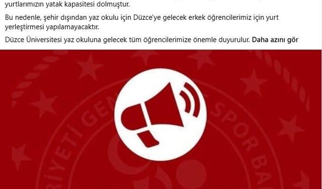 Yatak kapasitesi doldu uyarısı