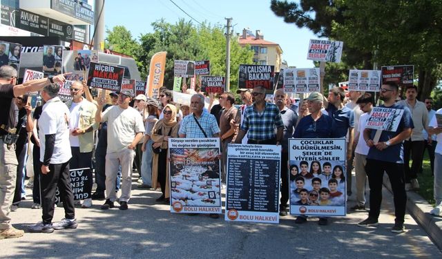 Bolu'dan Ankara'ya "78 Can için adalet yürüyüşü" başladı