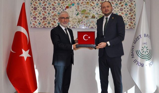 Bolu Milletvekili İsmail Akgül, PET-CT için BAİBÜ Rektörü Faruk Yiğit’e teşekkür etti