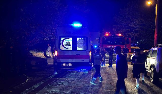 Bolu’da “doğal gaz patladı” ihbarı mahalleyi sokağa döktü!