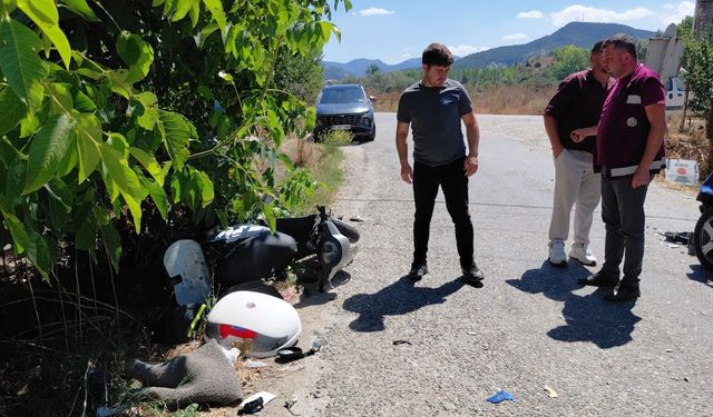 Bolu'da otomobille çarpışan motosikletin sürücüsü yaralandı