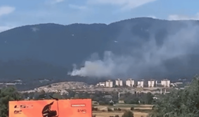 Bolu’da orman yangını! Kürkçüler TOKİ üzerinde dumanlar yükseldi